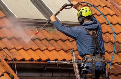 Démoussage et hydrofuge de toiture à Grignon